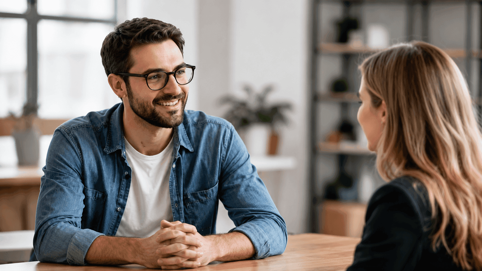 Illustrative interview conversation showing why questions and context matter