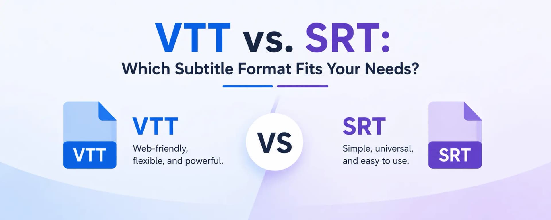 VTT ou SRT : quel format de sous-titres vous convient le mieux ?